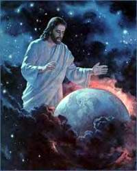 Jesus-coming-thru-universe